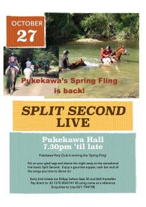 Pukekawa Pony Club - Spring Fling @ Pukekawa Hall