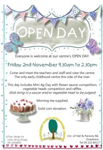 Open Day & Mini Ag Day @ Onewhero Early Childhood Centre | Onewhero | Waikato | New Zealand